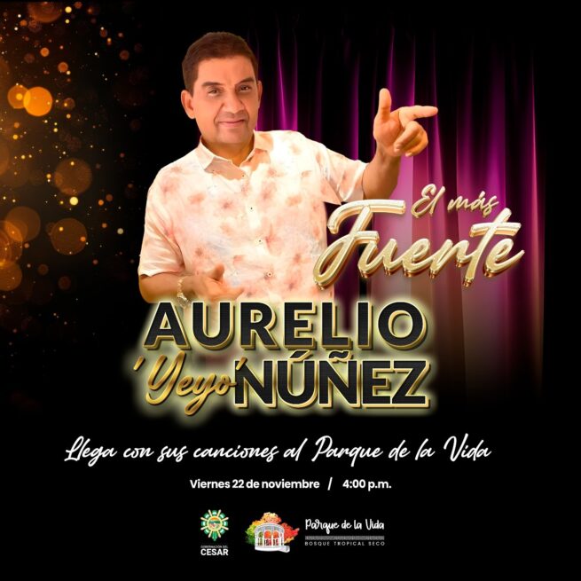 Este viernes en el Parque de la Vida el compositor Aurelio 'Yeyo' Núñez