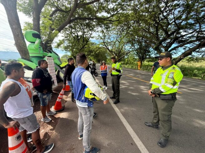 Policía Cesar reporta positivo balance de movilidad durante puente festivo