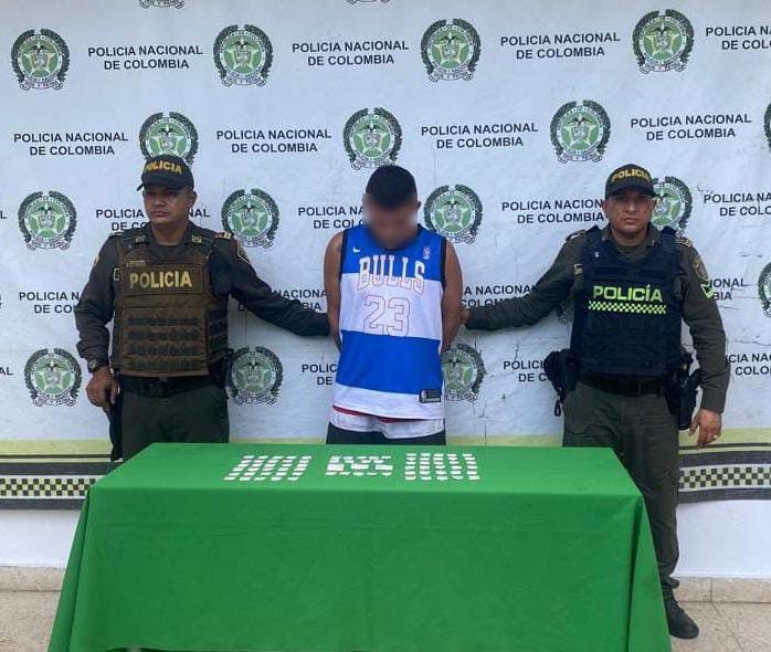 En Aguachica, capturado hombre por concierto para delinquir, hurto calificado agravado y tráfico de estupefacientes