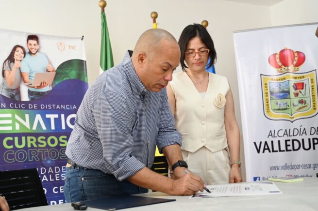 Alcaldía de Valledupar y OIT firman compromiso por el desarrollo y la inclusión digital