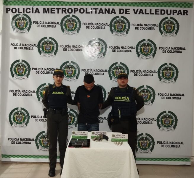 Capturado un adulto y aprehendido un adolescente por hurto a comercio en Valledupar