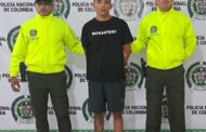 Capturado en Valledupar “Tito” por homicidio agravado; tiene 15 antecedentes por diferentes delitos