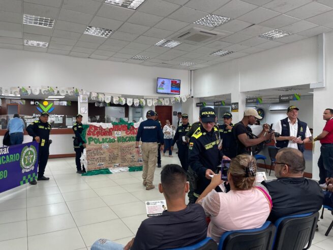 En Valledupar, autoridades refuerzan la seguridad en el sector bancario