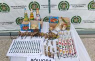 Policía incautó más de 8.000 gramos de pólvora en La Jagua de Ibirico, Cesar