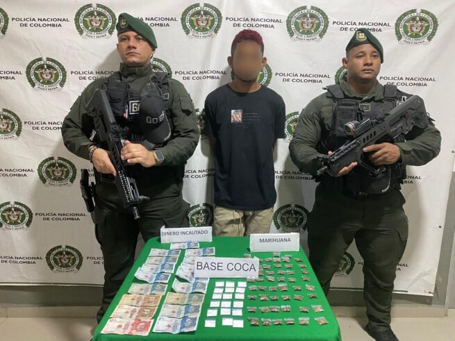 En el Cesar, dos capturados con estupefacientes en hechos aislados
