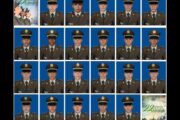En Valledupar rinden homenaje a los cadetes caídos en atentado a la Escuela General Francisco de Paula Santander