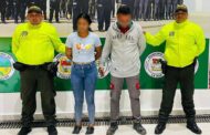 En Codazzi, capturada pareja por hurto calificado y agravado