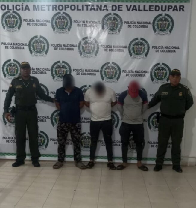 Policía frustró intento de invasión de un lote en Valledupar; tres capturados