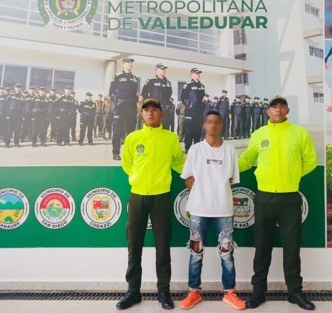 Presunto homicida, capturado en Valledupar por orden judicial