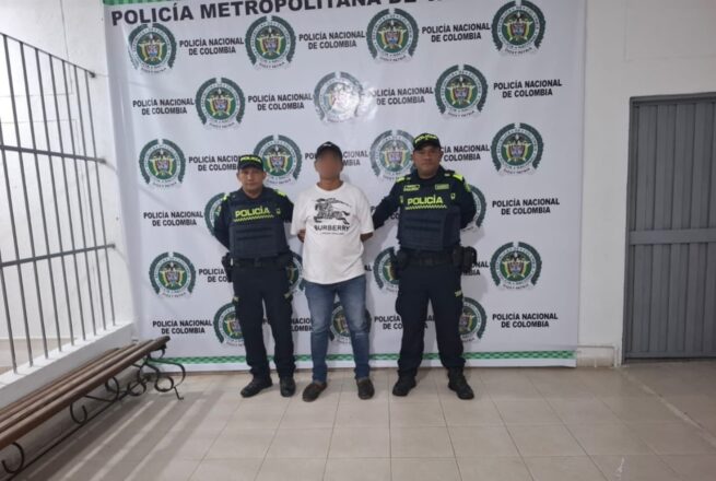 Capturado hombre en Valledupar que tenía orden judicial vigente por violencia intrafamiliar agravada