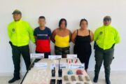 Capturados en tres allanamientos, por tráfico de estupefacientes y por de armas