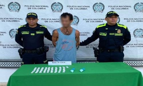 Capturado en flagrancia a un hombre por tráfico de estupefacientes en Aguachica