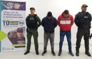 Operativos contra la extorsión en Valledupar, deja dos capturados