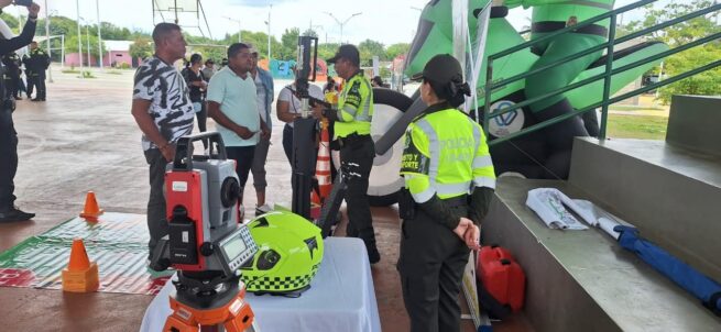 Realizan actividades en materia de seguridad vial en Becerril, Cesar