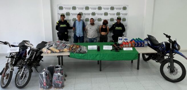 Después de hurtar en una finca en Codazzi, capturados presuntos implicados