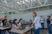 Gobierno del Cesar entregó modernos aularios a la I. E. Normal Superior María Inmaculada (Manaure)