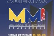 Inscripciones abiertas para la Media Maratón de la Independencia en Valledupar