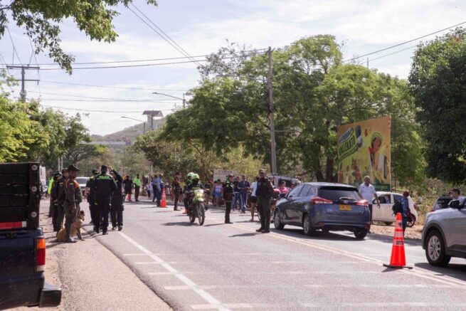 Más de 650 uniformados protegieron a Valledupar durante Semana Santa