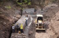 Avanzan en la construcción de obras para el control de erosión e inundaciones en el municipio de Urumita