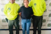 Mujer de Valledupar, capturada en el Magdalena por los delitos de hurto calificado agravado y porte ilegal de armas de fuego