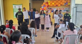 Policía adelantó campaña de prevención sobre la violencia intrafamiliar en Lorenzo Morales (Valledupar)