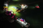 Diez muertos en accidentes de barcos turísticos durante una tormenta en China