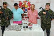 Dos presuntos integrantes del Clan del Golfo en Bosconia, Cesar