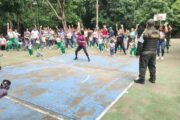 Policía Nacional fortalece lazos comunitarios con jornada lúdica y preventiva en Aguachica
