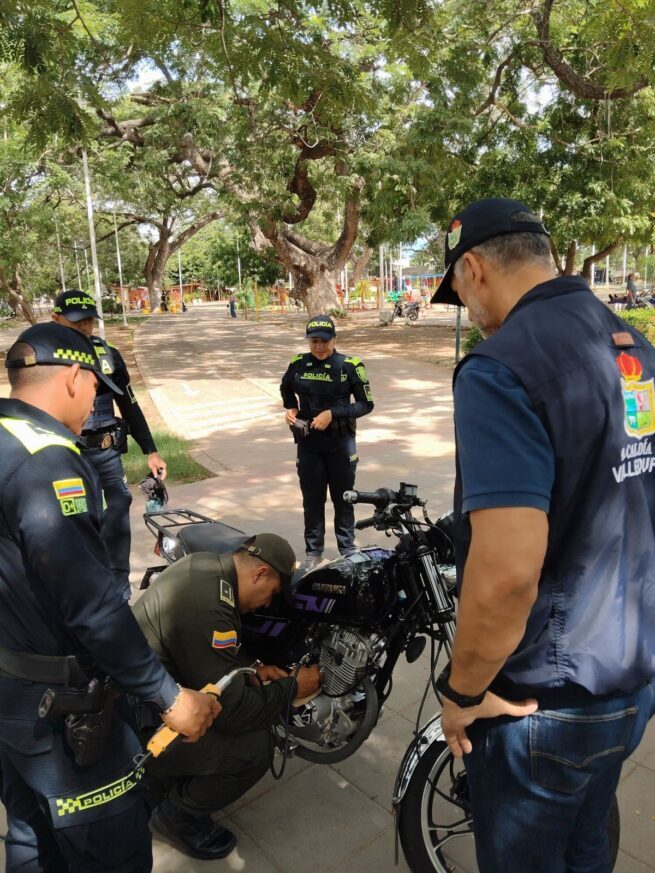 Policía en Valledupar arranca nueva campaña de marcación de motocicletas