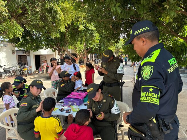 Policía Nacional fortalece entornos protectores para la niñez en Valledupar