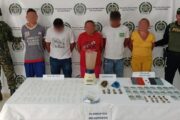 Enviados a la cárcel cinco presuntos integrantes del Clan del Golfo en Cesar