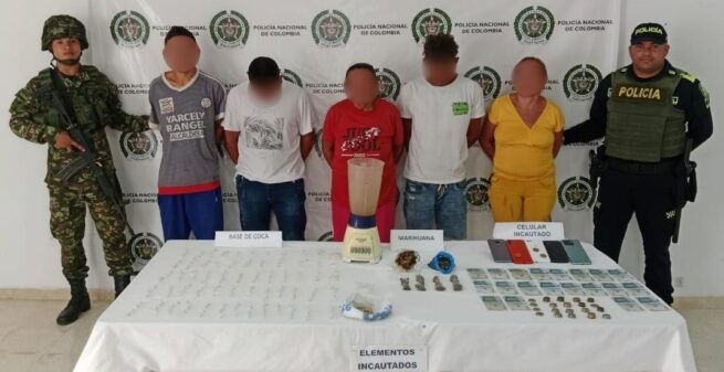 Enviados a la cárcel cinco presuntos integrantes del Clan del Golfo en Cesar