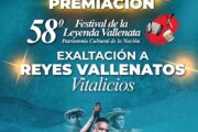 El 7 de junio, exaltación a Reyes Vallenatos Vitalicios y Premiación del 58° Festival Vallenato