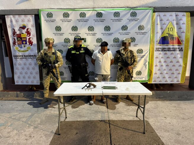 Capturado en flagrancia a alias Messi, presunto integrante de Los Pachenca, en La Guajira