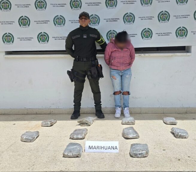 En vías del Cesar, tres capturados con marihuana
