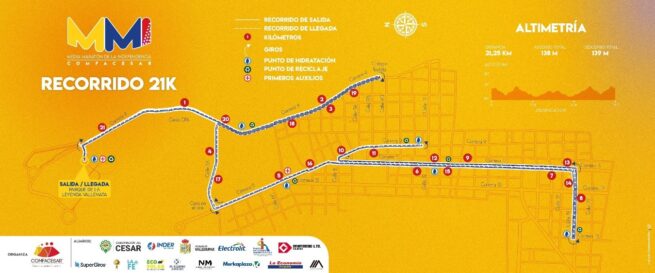 Comfacesar anuncia cierres viales en Valledupar por la Media Maratón de la Independencia