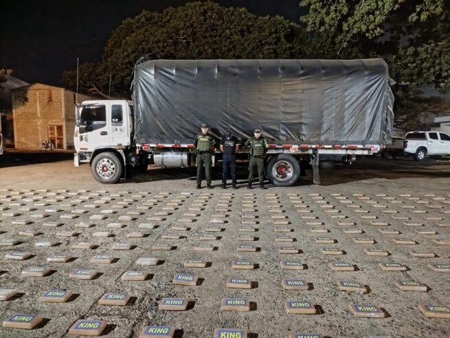 En carreteras del Cesar cayó hombre que transportaba media tonelada de cocaína