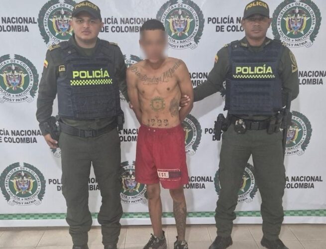 Capturado hombre cuando intentaba huir tras homicidio en el barrio Valle Meza (Valledupar)