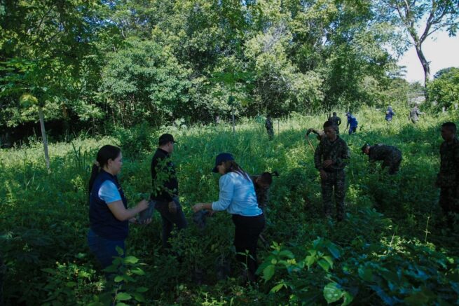 Corregimiento La Victoria de San Isidro (La Jagua de Ibirico), beneficiado con siembra de árboles