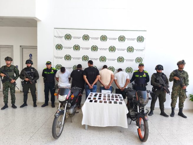 En Valledupar, golpe al grupo delincuencial “El Combo de Bambi”