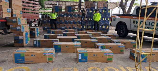 Policía recuperó vehículo y mercancía avaluada en más de $ 226 millones