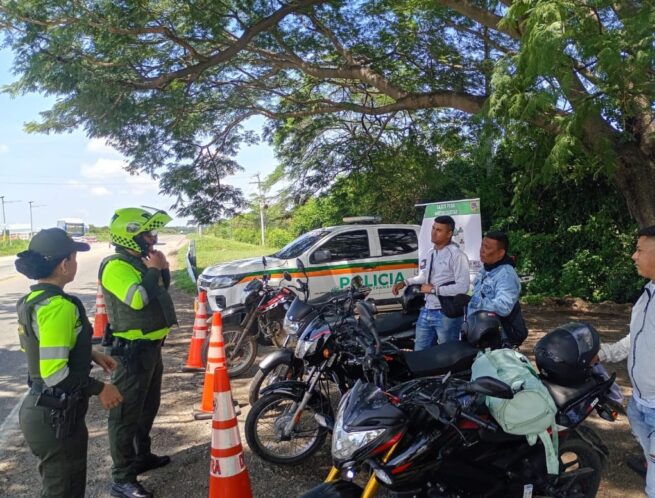 Policía de Tránsito del Cesar hace un llamado a la seguridad vial