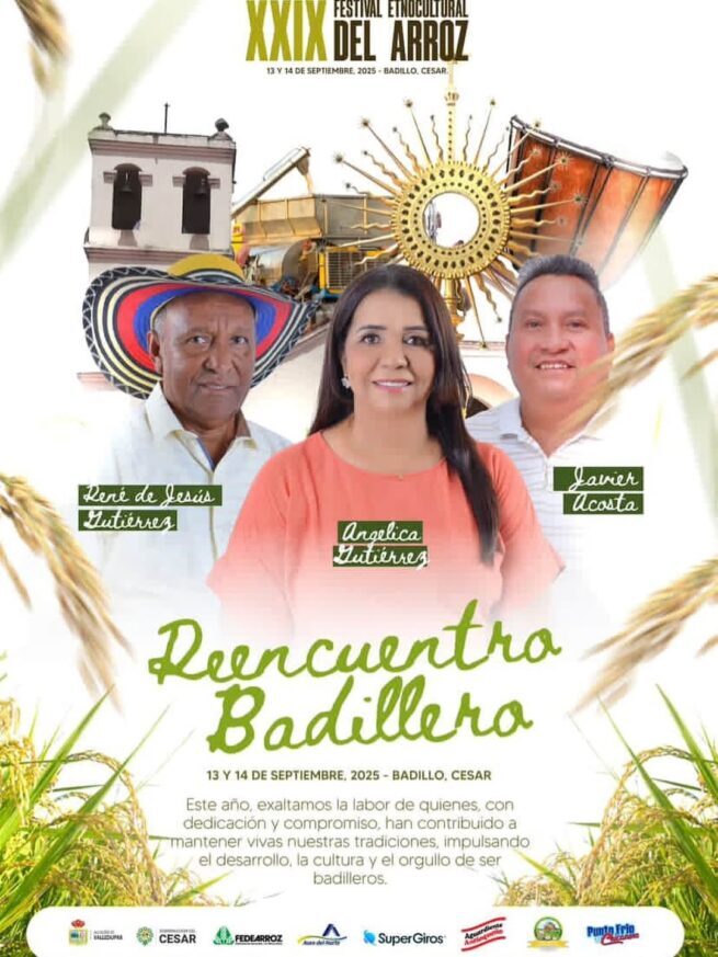 Corregimiento de Badillo está listo para la versión 29 del Festival Etnocultural del Arroz