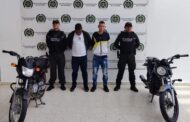 Capturados alias El Mono y El Caballo, presuntos extorsionistas en Valledupar