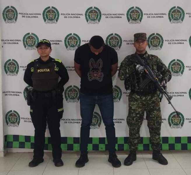 Capturado en San Diego hombre solicitado por homicidio agravado y porte ilegal de armas