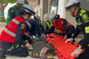 Policía Cesar fortalece capacidades de respuesta en simulacro de emergencias