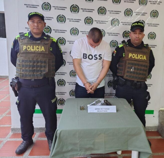En La Paz, Cesar, cayó hombre por porte ilegal de arma de fuego