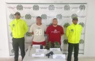 Capturados por porte ilegal de armas en La Jagua de Ibirico