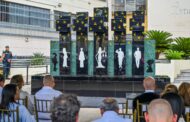 El monumento en Valledupar en homenaje a víctimas del holocausto del Palacio de Justicia