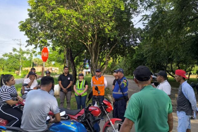 Ansv impulsa acciones de seguridad vial en Aguachica, Cesar